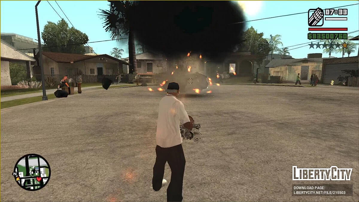 Три обновлённых эффекта для столкновений / GTA San Andreas