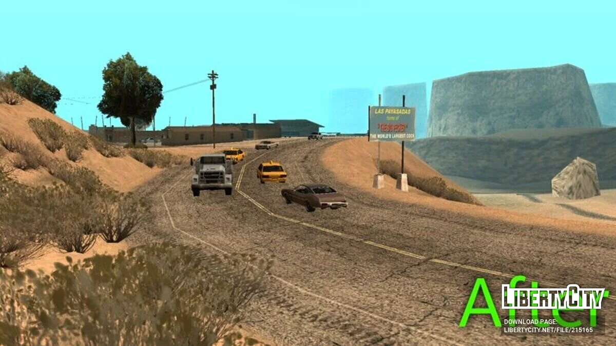 Исправление пути транспортных средств в Лас-Паясадас / GTA San Andreas