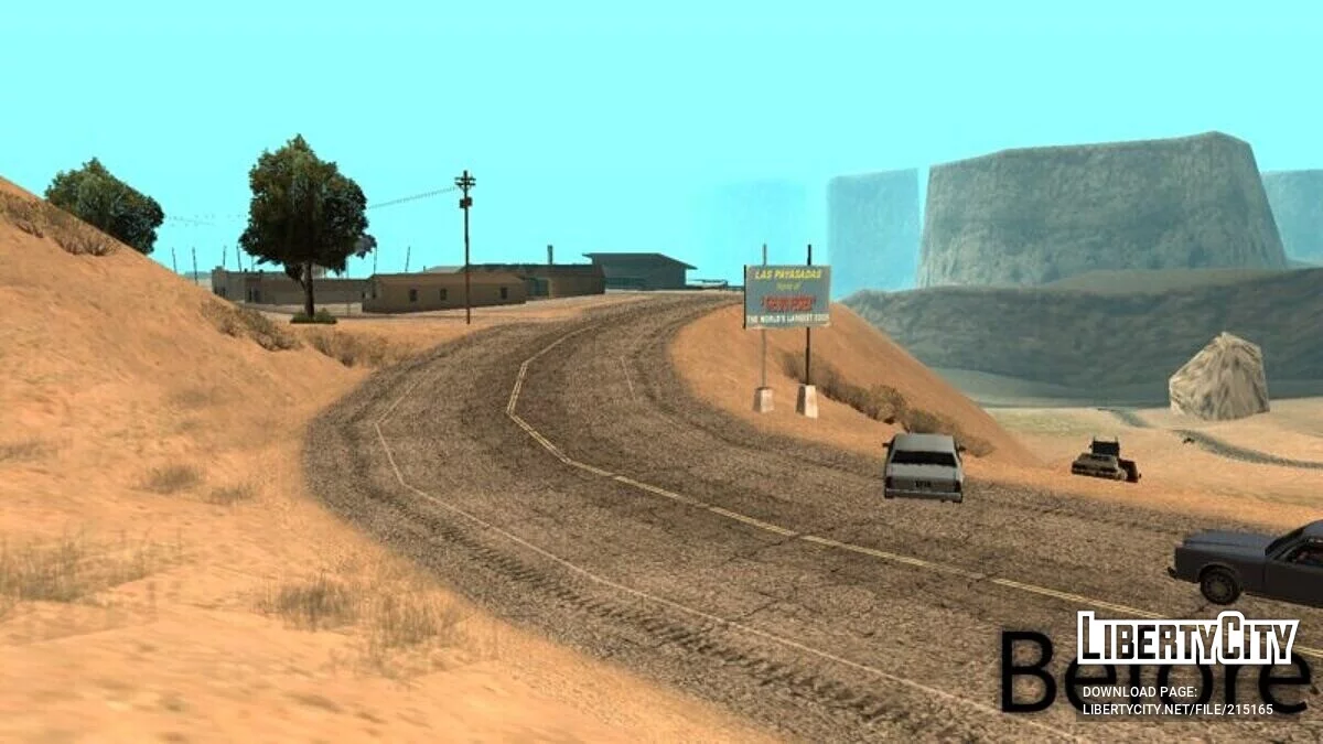 Исправление пути транспортных средств в Лас-Паясадас / GTA San Andreas