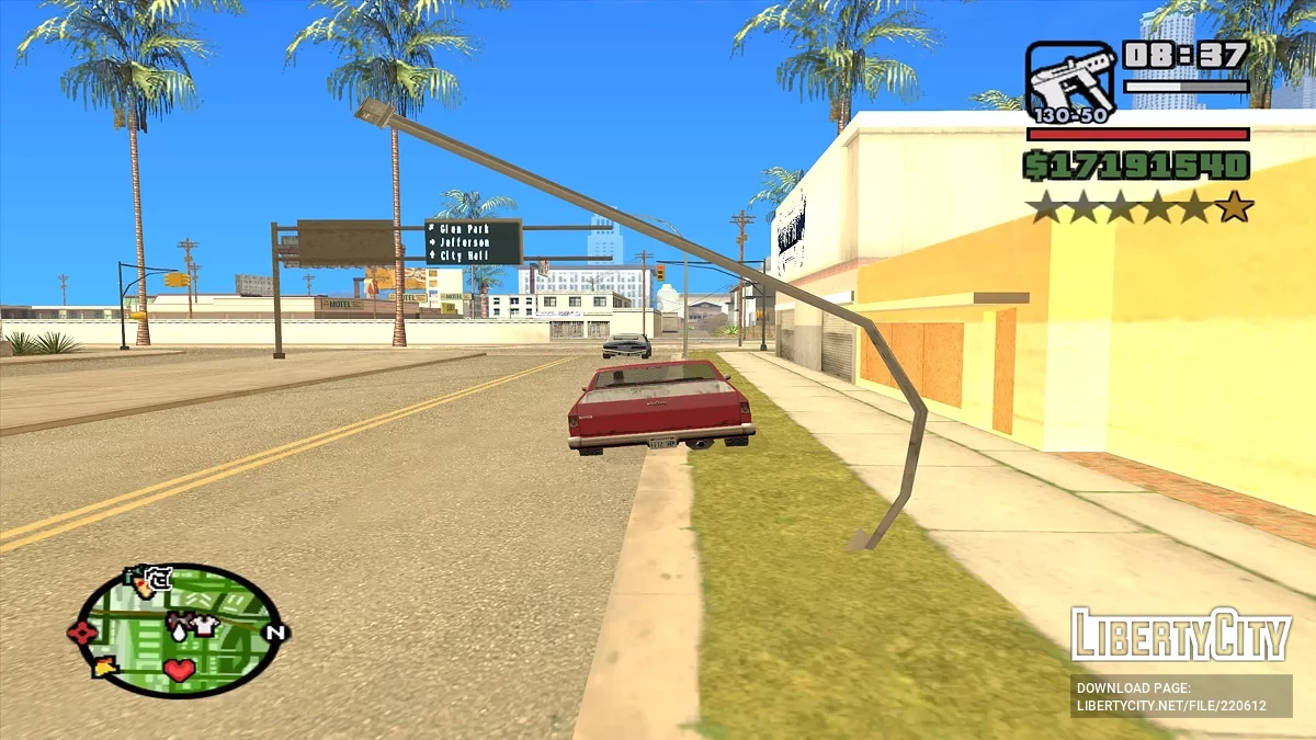 Больше никаких столкновений со столбами - Бумажные объекты в Object.dat / GTA San Andreas
