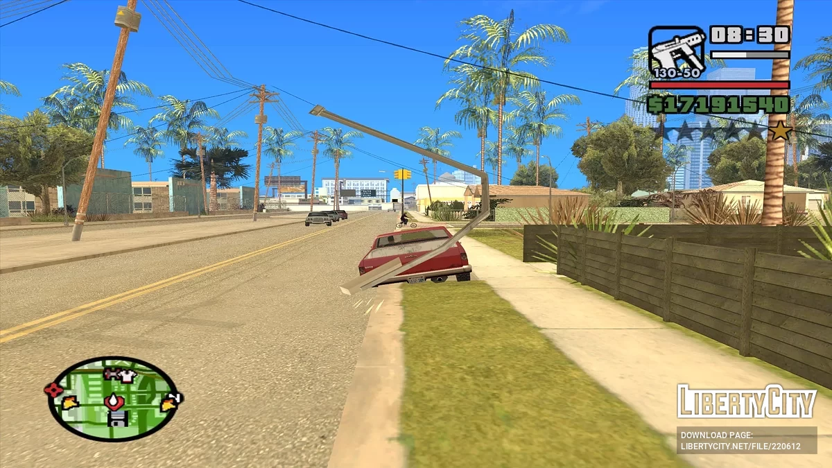 Больше никаких столкновений со столбами - Бумажные объекты в Object.dat / GTA San Andreas