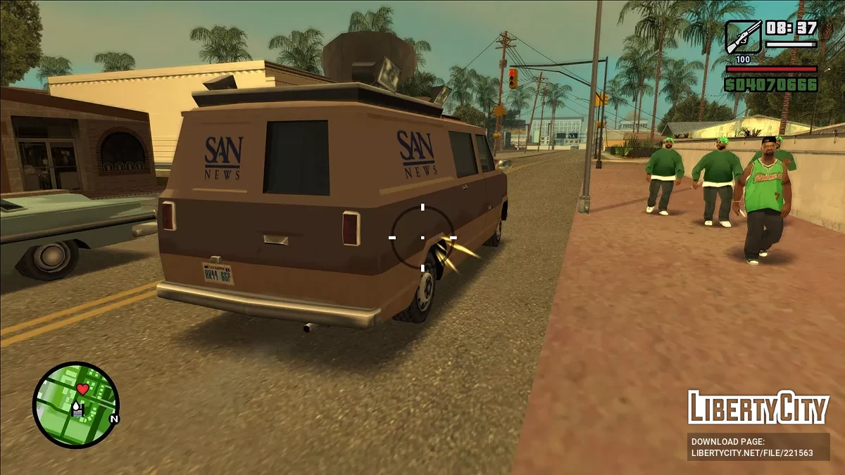 Стрельба из винтовки от первого лица / GTA San Andreas