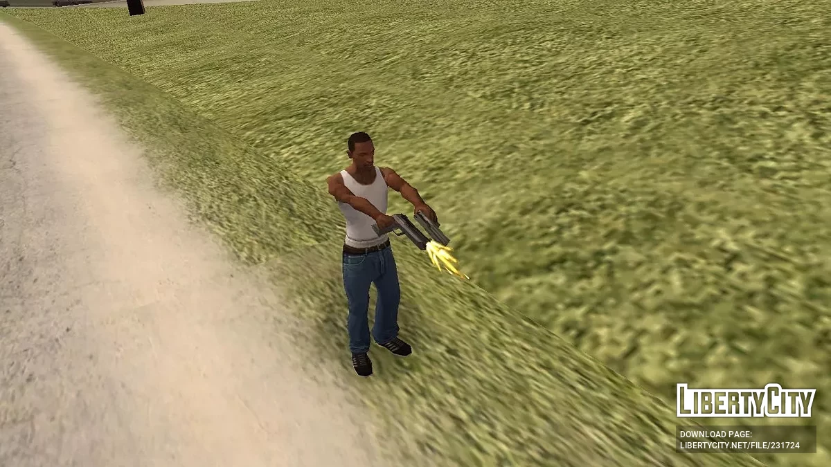 Реалистичное оружие и характеристики ближнего боя / GTA San Andreas