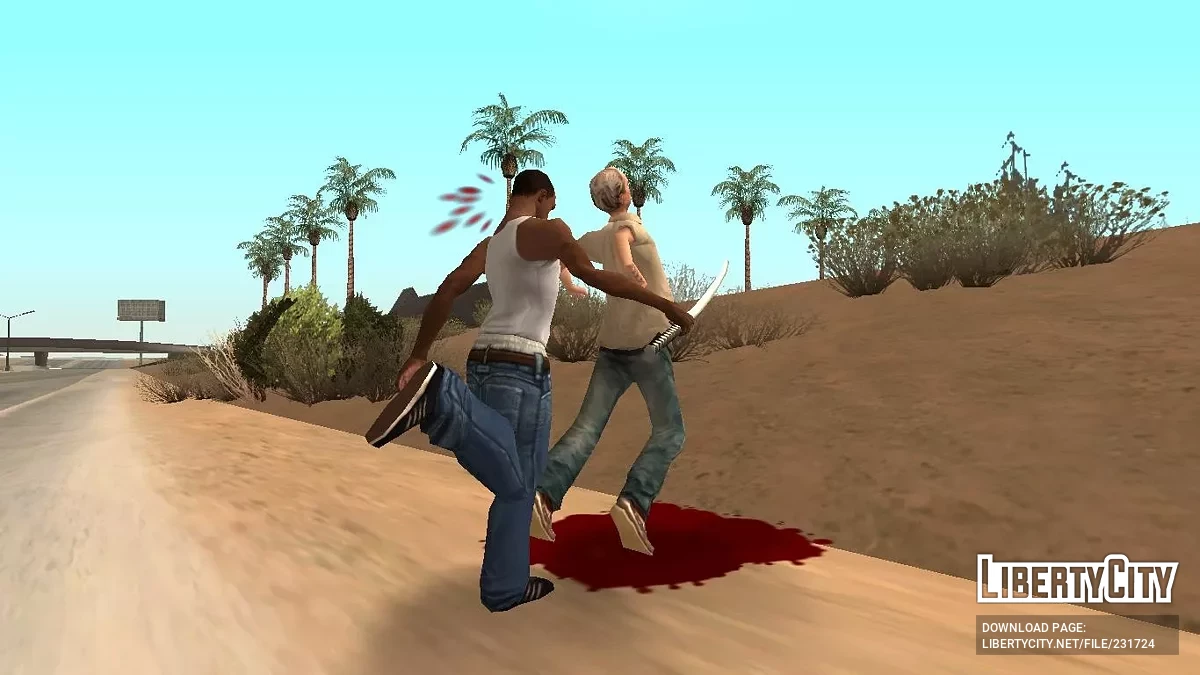 Реалистичное оружие и характеристики ближнего боя / GTA San Andreas