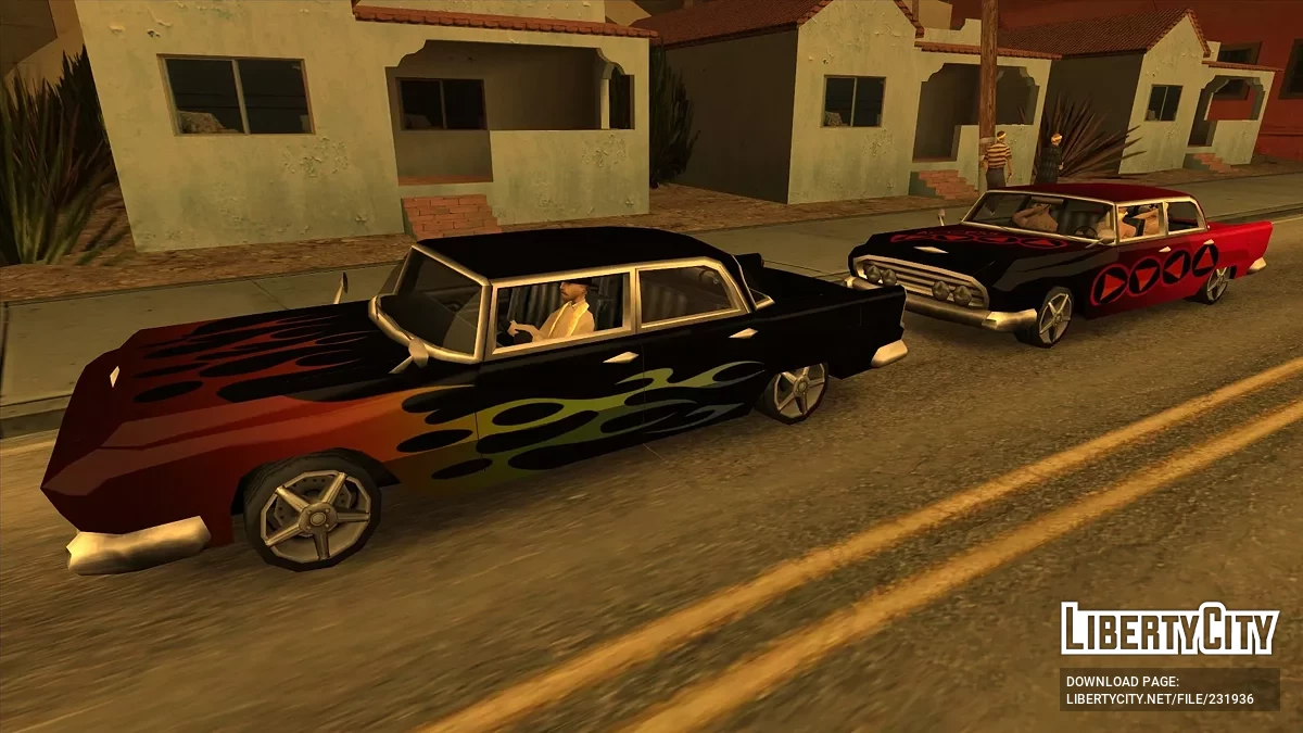 Банды с тюнингованными автомобилями (конфигурация вариаций моделей) / GTA San Andreas