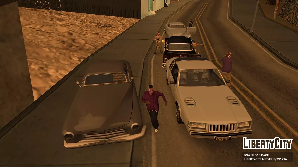 Банды с настроенными транспортными средствами (Конфигурация вариаций моделей) / GTA San Andreas