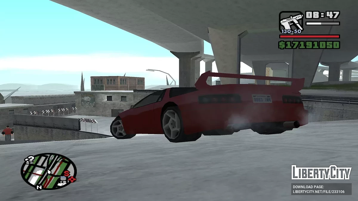 Гололед на дорогах / GTA San Andreas