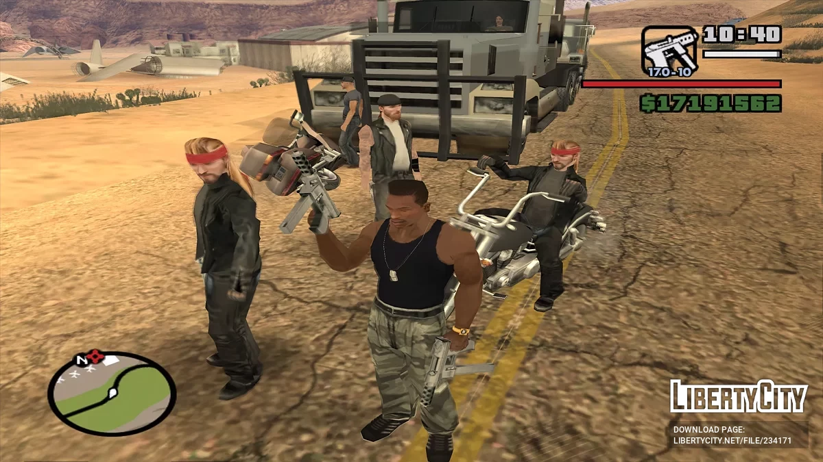 Нанимать Байкеров / GTA San Andreas