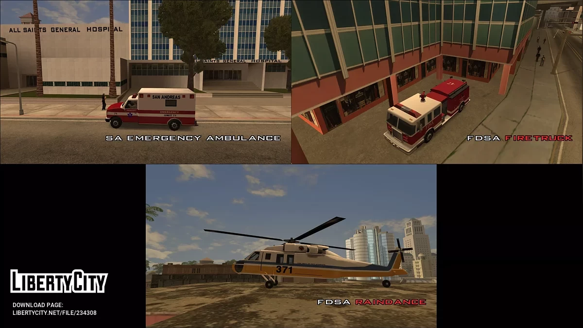 Названия транспортных средств с брендом / GTA San Andreas