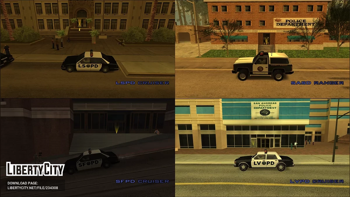 Названия транспортных средств с брендом / GTA San Andreas