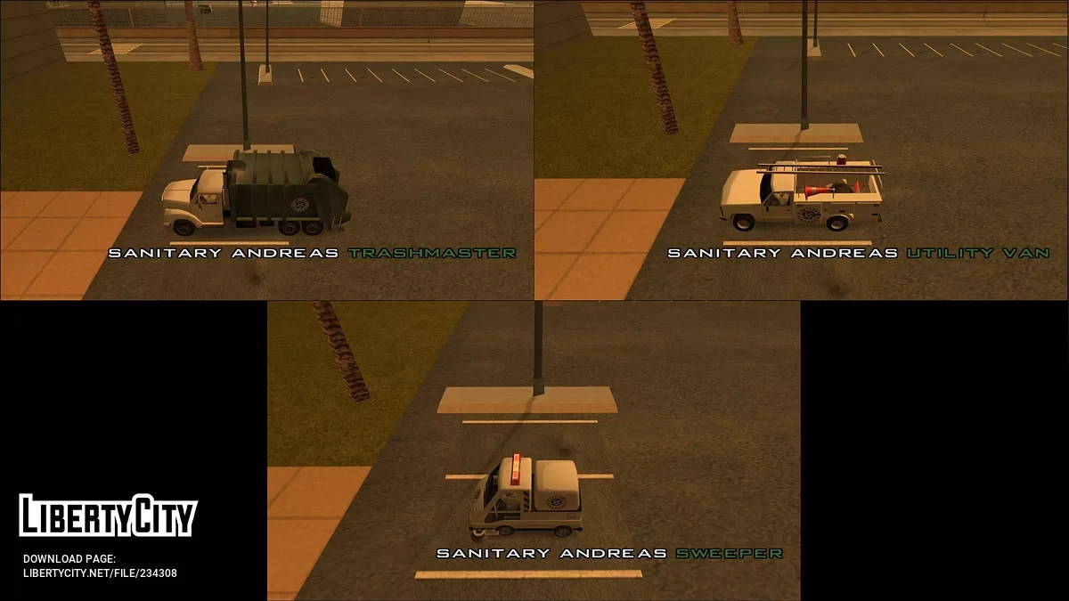 Названия транспортных средств с брендом / GTA San Andreas