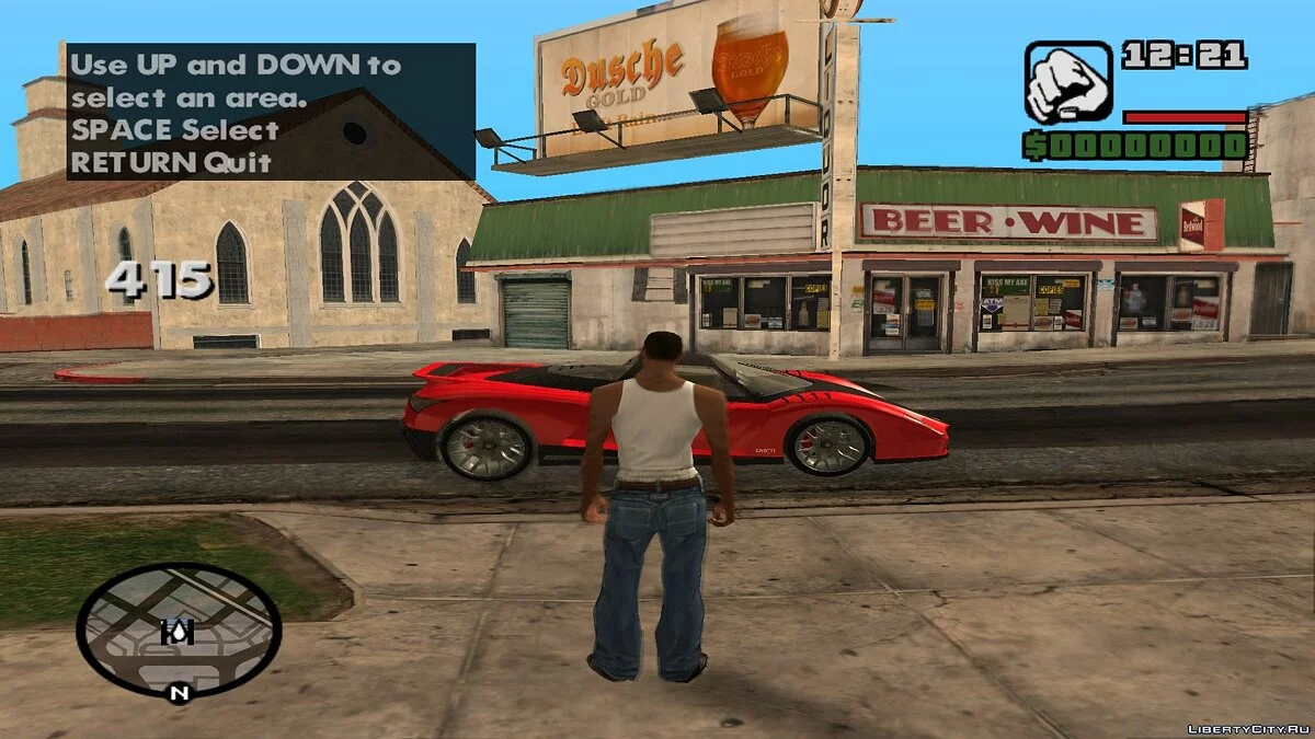 GTA Visa Beta 4 - Lights and bullets (Part 1) / GTA San Andreas