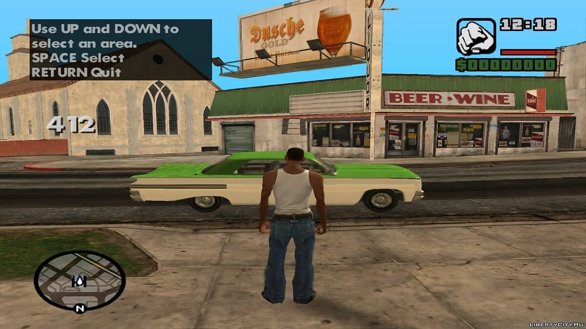 GTA Visa Beta 4 - Lights and bullets (Part 1) / GTA San Andreas