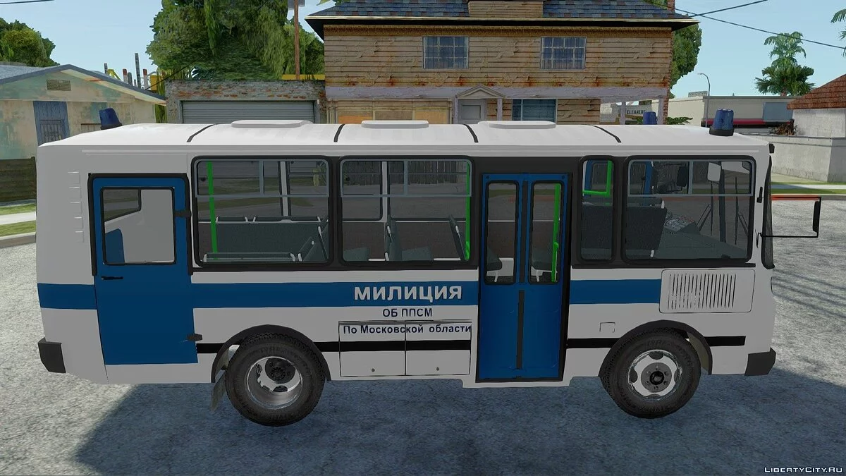 ПАЗ-3205 Милиция ОБ ППСМ / GTA San Andreas
