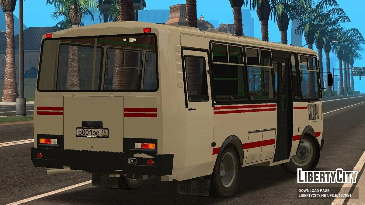 ПАЗ-3205 + CCD / GTA San Andreas
