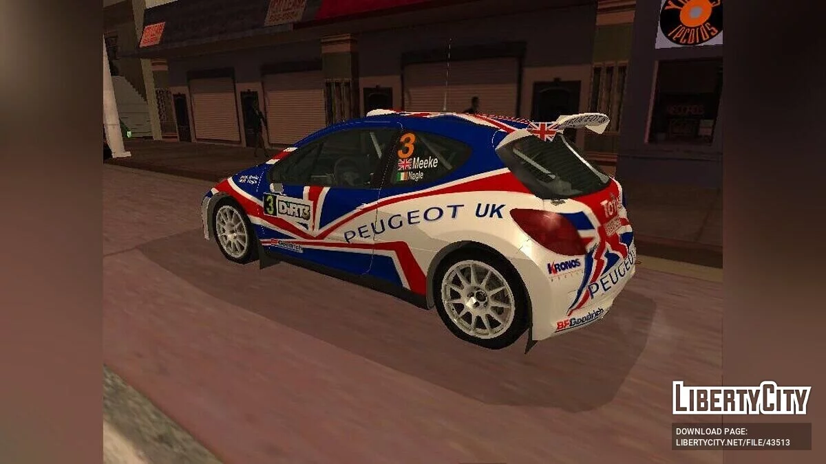 Peugeot 207 S2000 / GTA San Andreas