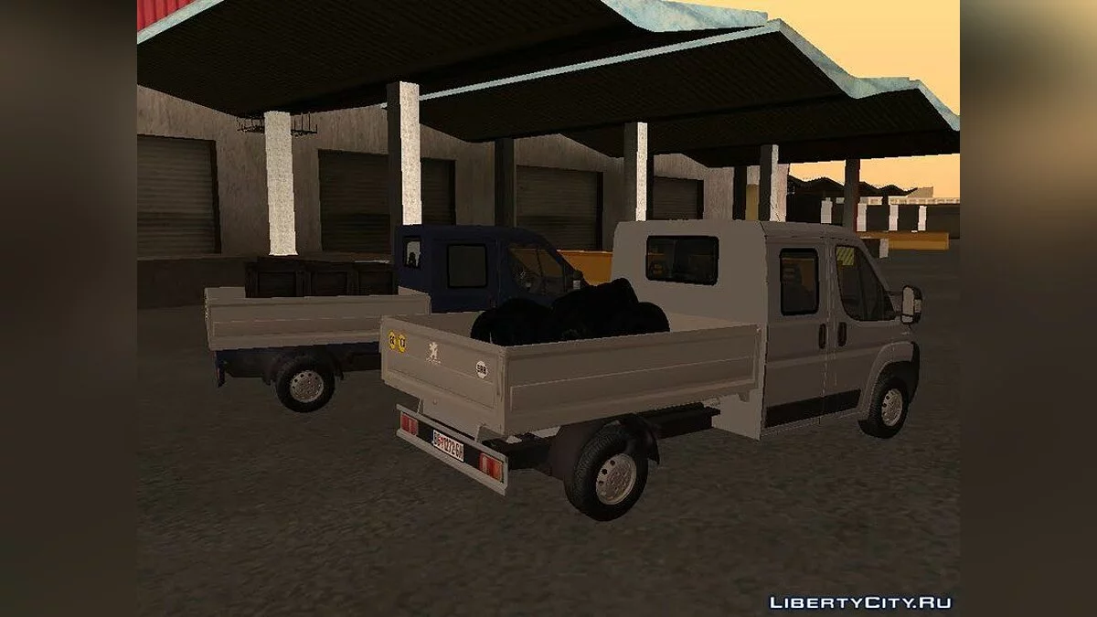 Peugeot Boxer Pickup Double Cabin / GTA San Andreas