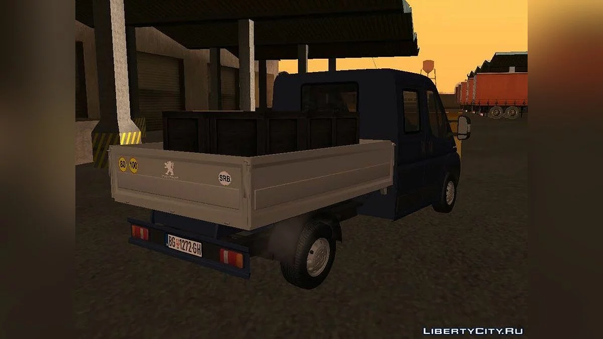 Peugeot Boxer Pickup Double Cabin / GTA San Andreas