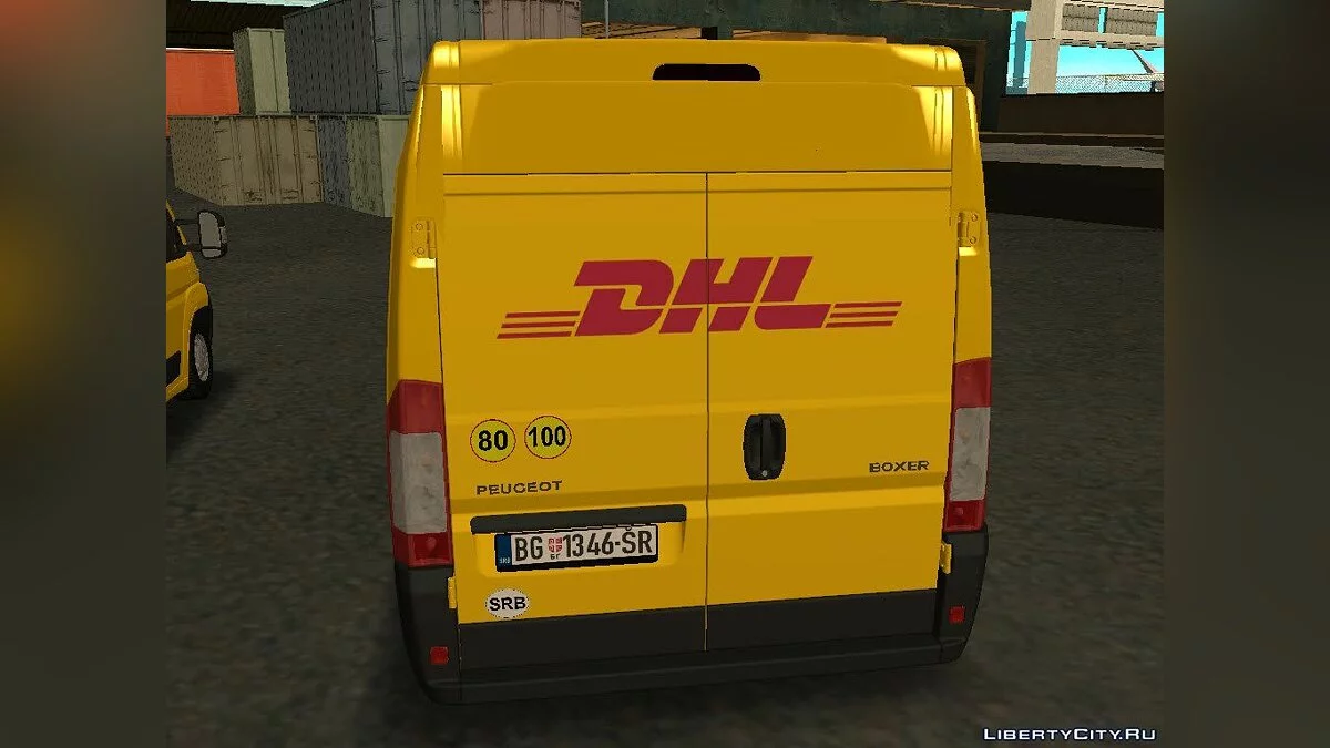 Peugeot Boxer DHL / GTA San Andreas