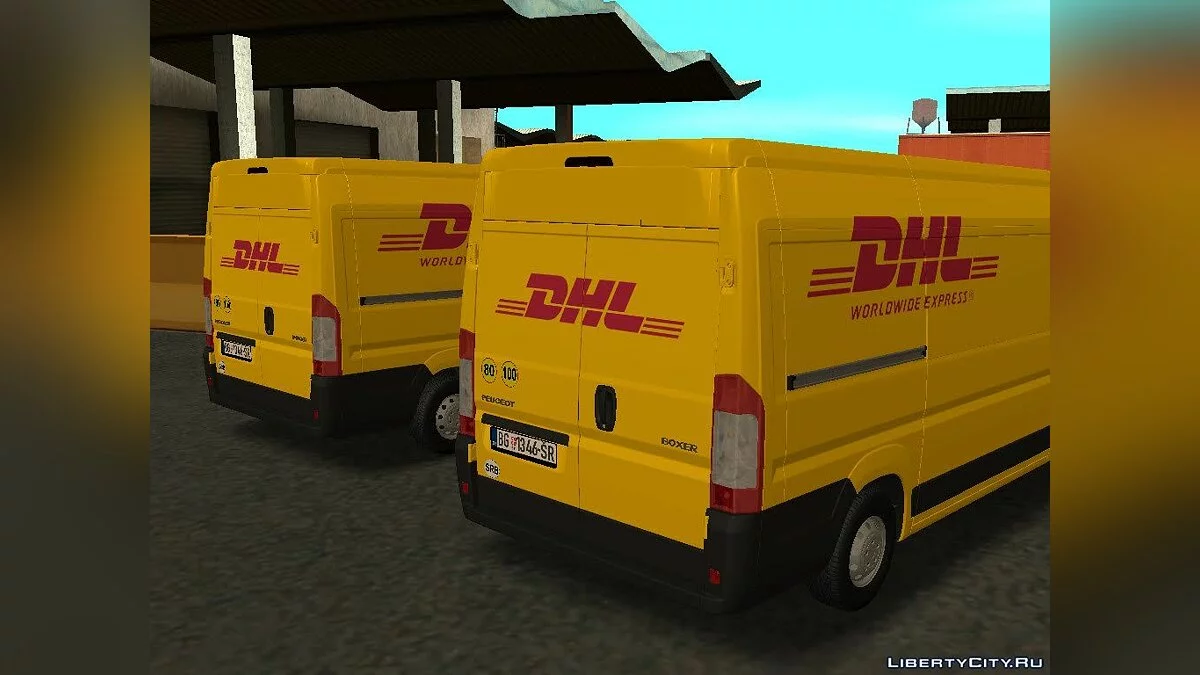 Peugeot Boxer DHL / GTA San Andreas