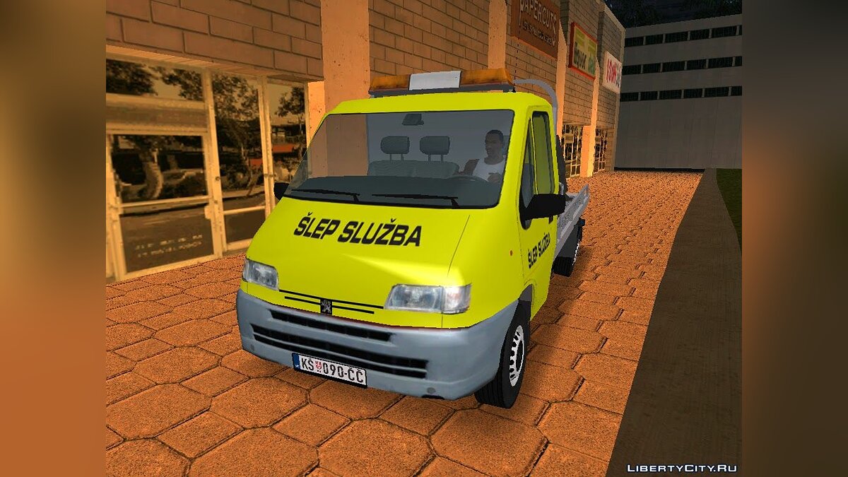 Скачать Peugeot Boxer Эвакуатор для GTA San Andreas