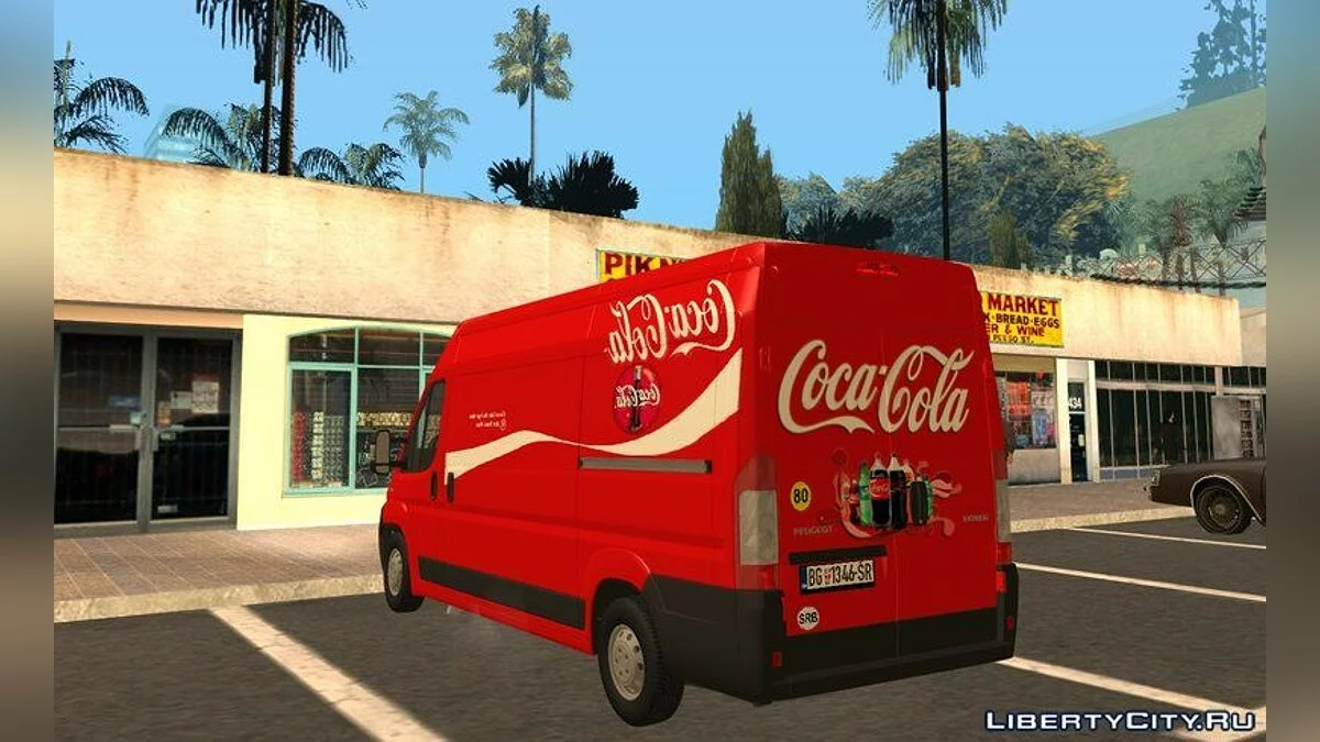 Peugeot Boxer Coca Cola / GTA San Andreas