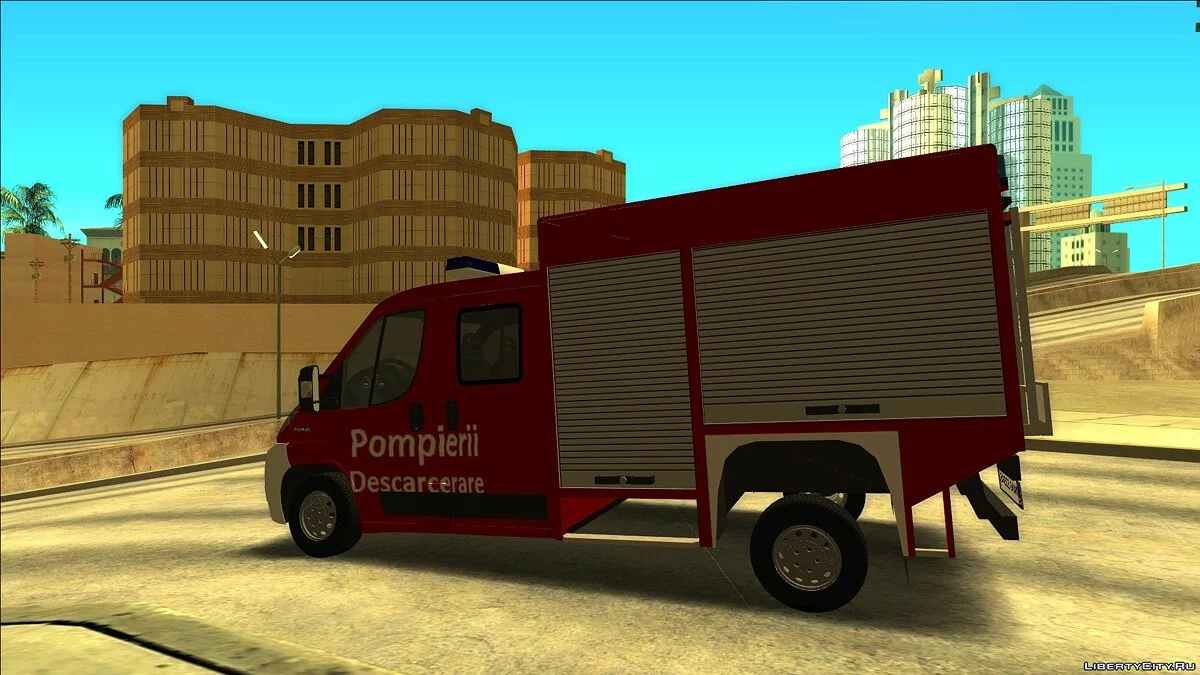 Peugeot Boxer Pompierii - Descarcerare / GTA San Andreas