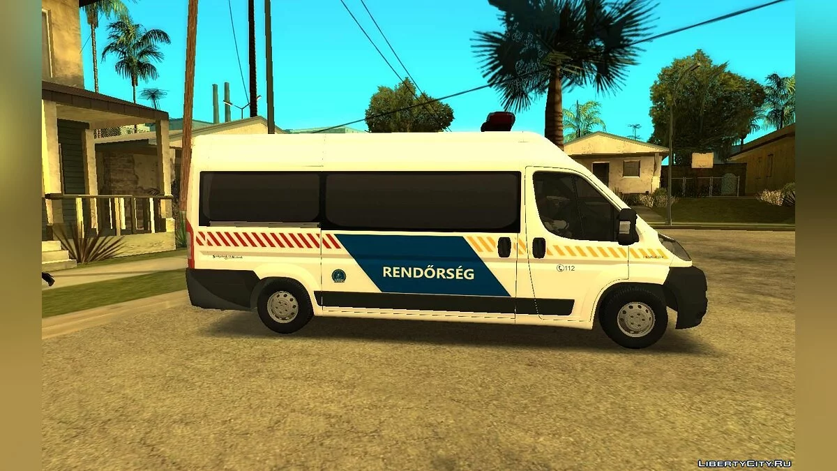 Peugeot Boxer Magyar Rendorseg / GTA San Andreas