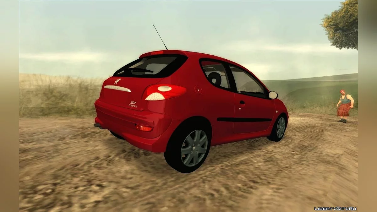 Peugeot 207 Compact - Трехдверная  / GTA San Andreas