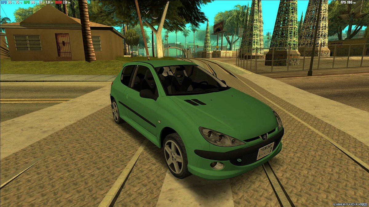 Скачать Peugeot 206 RC для GTA San Andreas