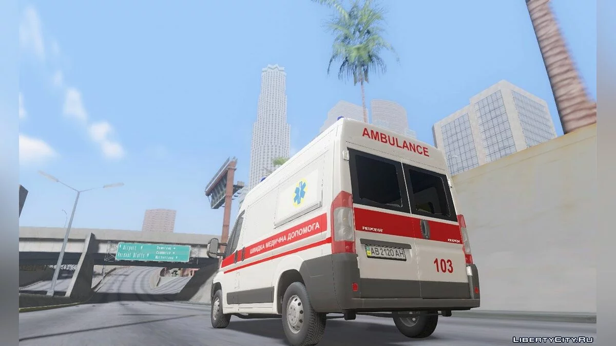 Peugeot Boxer Скорая помощь Украины / GTA San Andreas