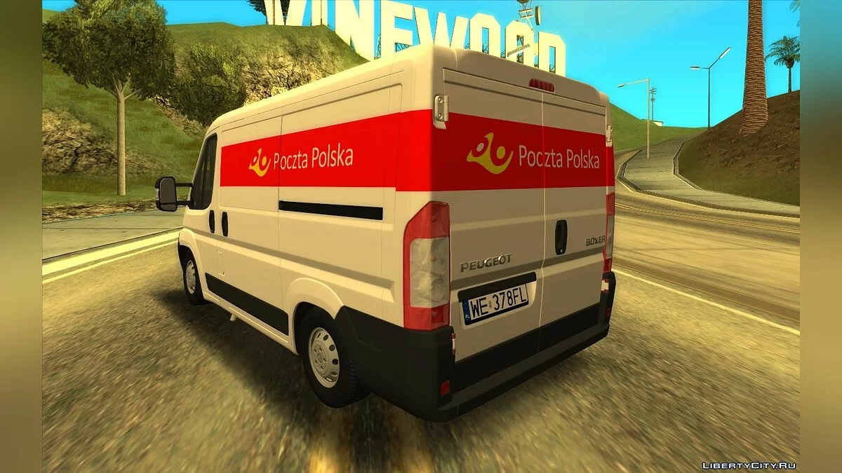 Peugeot Boxer - Почта Польши  / GTA San Andreas