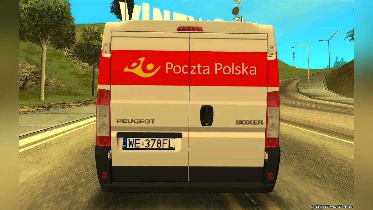 Peugeot Boxer - Почта Польши  / GTA San Andreas