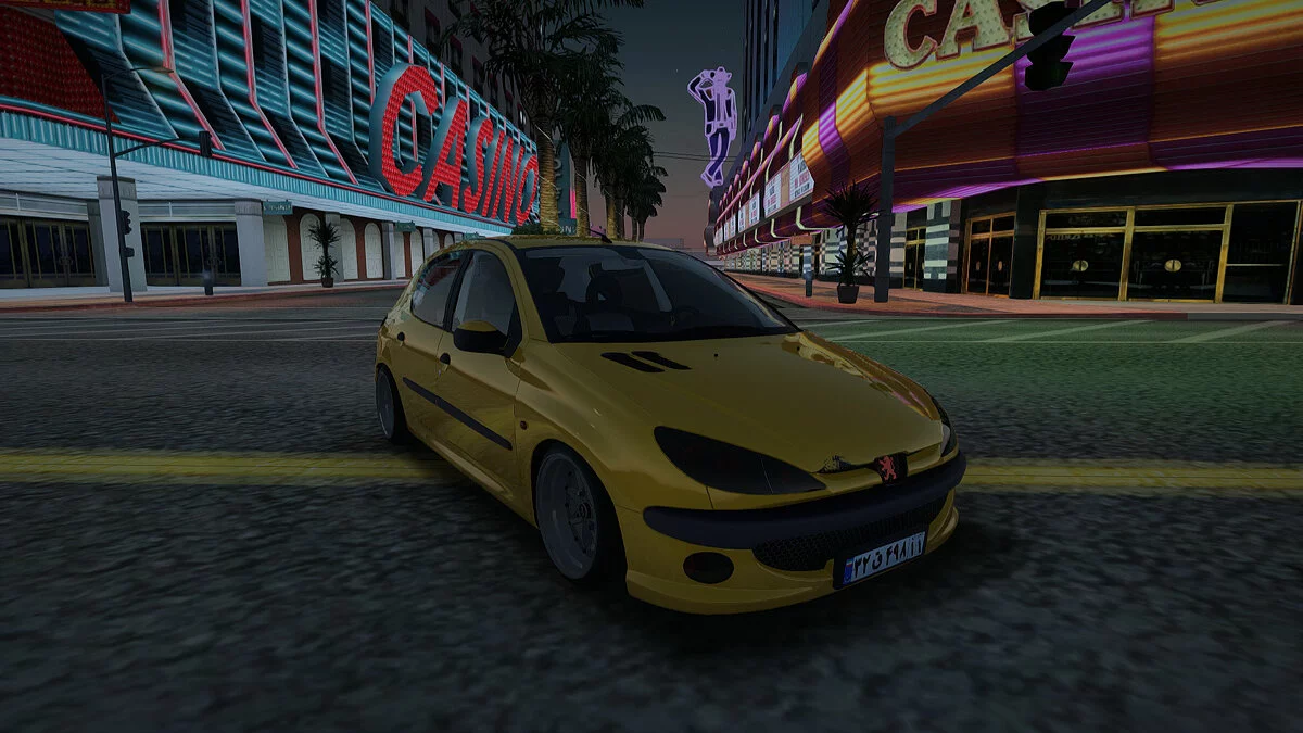 Peugeot 206 Blue / GTA San Andreas