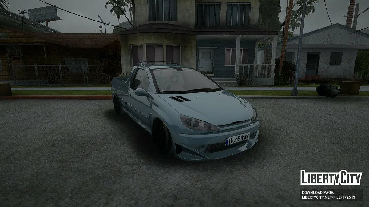 Pegeout 206 PickUP / GTA San Andreas