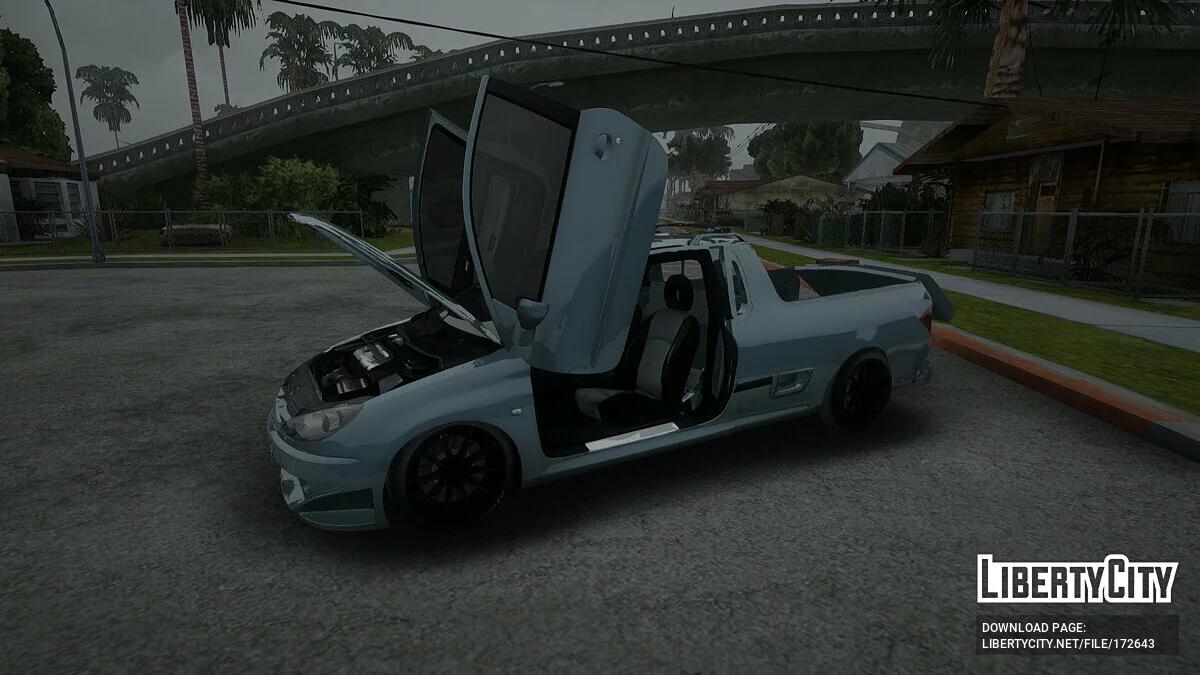 Pegeout 206 PickUP / GTA San Andreas