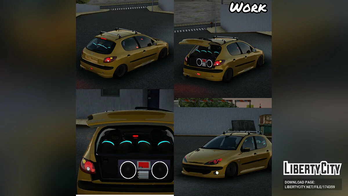 Peugeot 206 / GTA San Andreas
