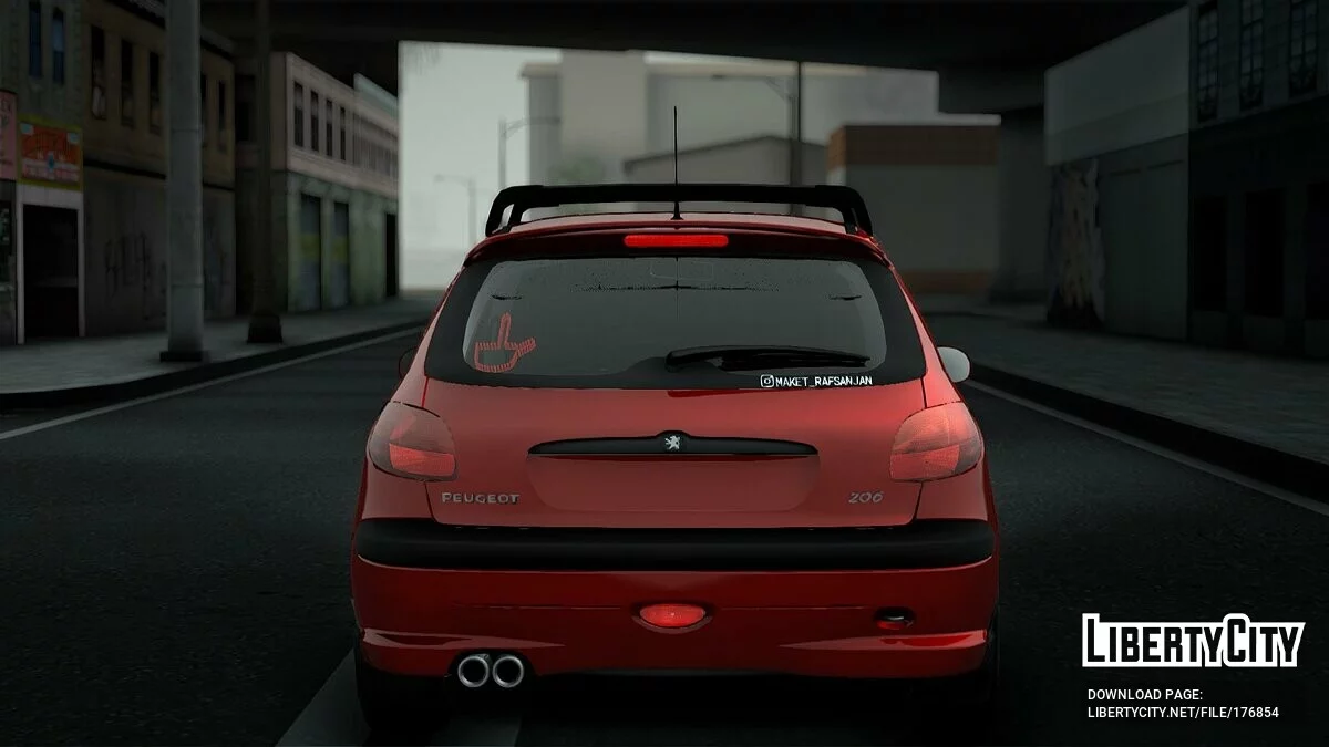 Peugeot 206 Sport / GTA San Andreas