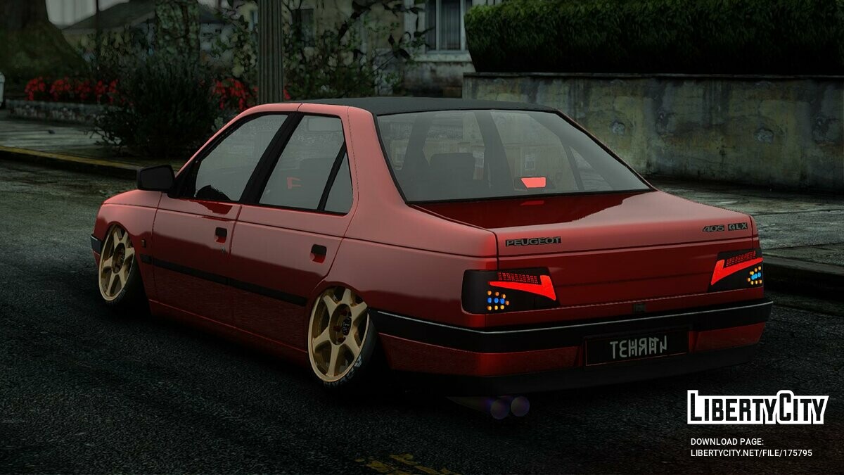 Скачать Peugeot 405 с развалом для GTA San Andreas