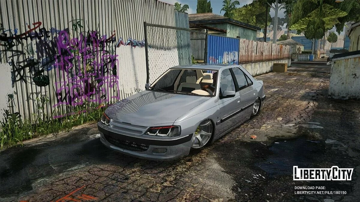 Тюнингованный Peugeot Pars  / GTA San Andreas