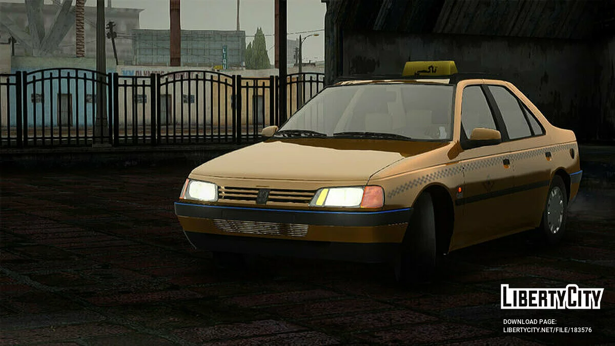 Peugeot 405 GLX Taxi / GTA San Andreas