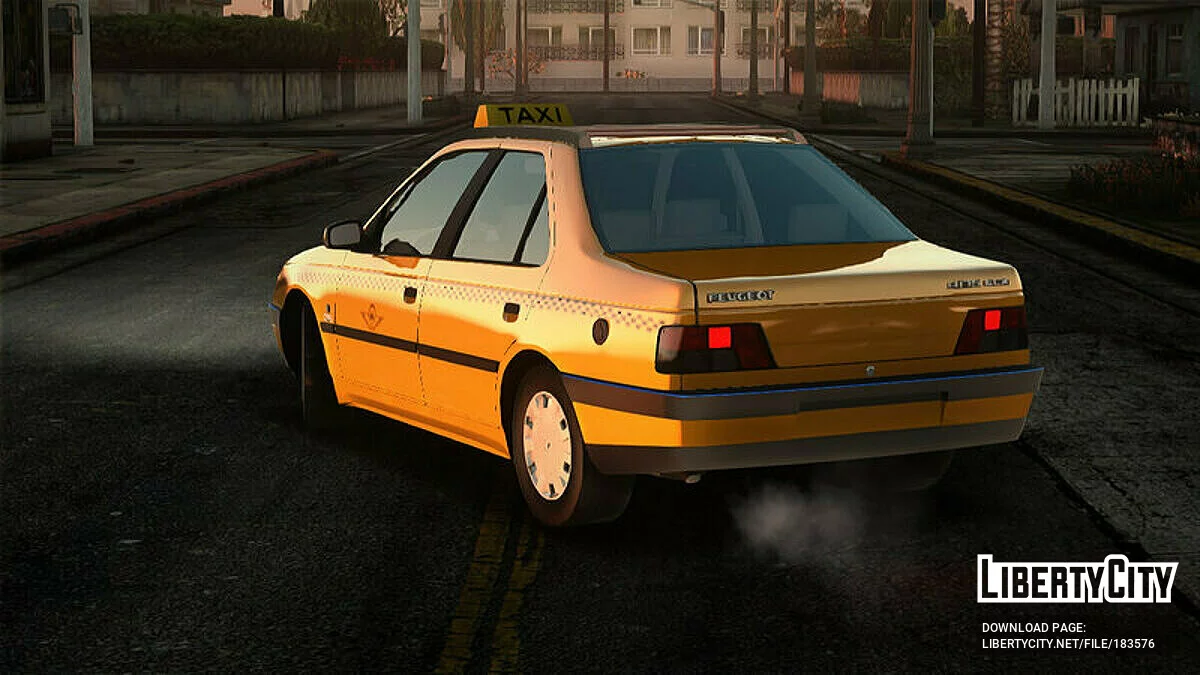 Peugeot 405 GLX Taxi / GTA San Andreas