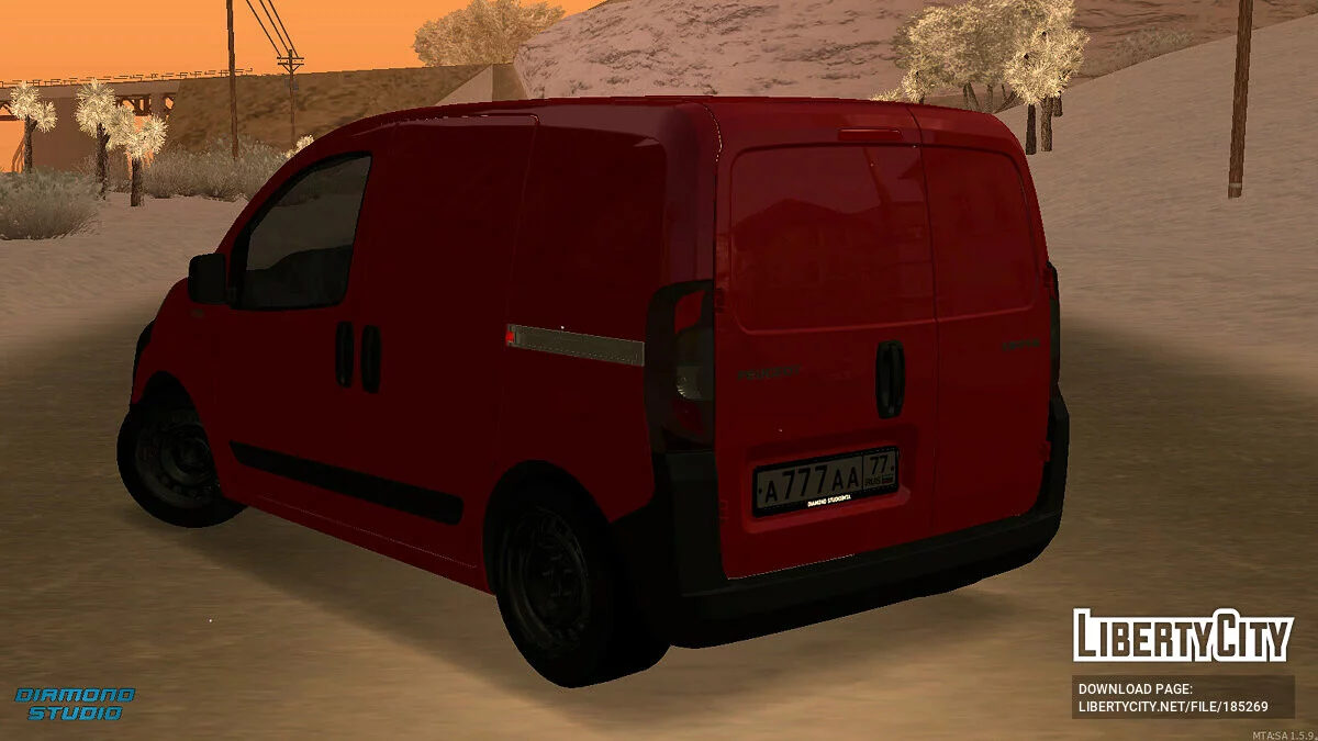 Peugeot Bipper + CCD / GTA San Andreas