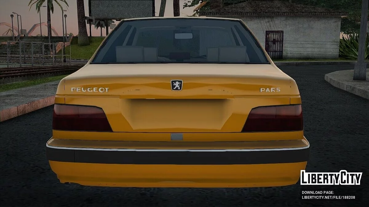 Peugeot Pars 2015 Taxi Baghdad / GTA San Andreas