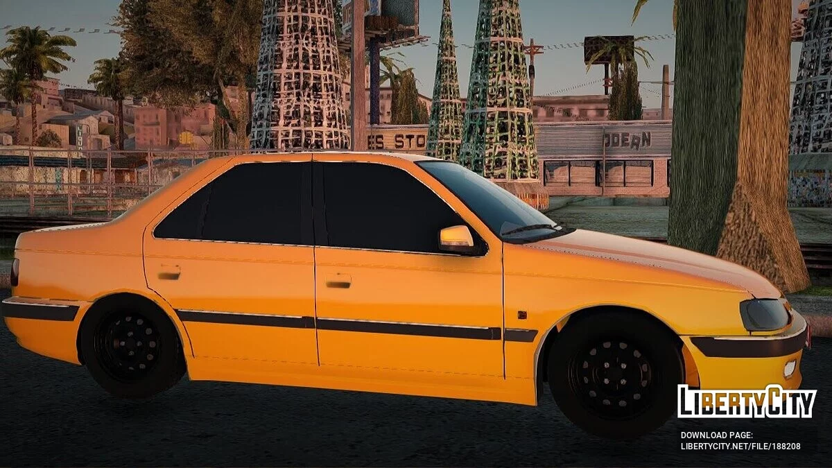 Peugeot Pars 2015 Taxi Baghdad / GTA San Andreas