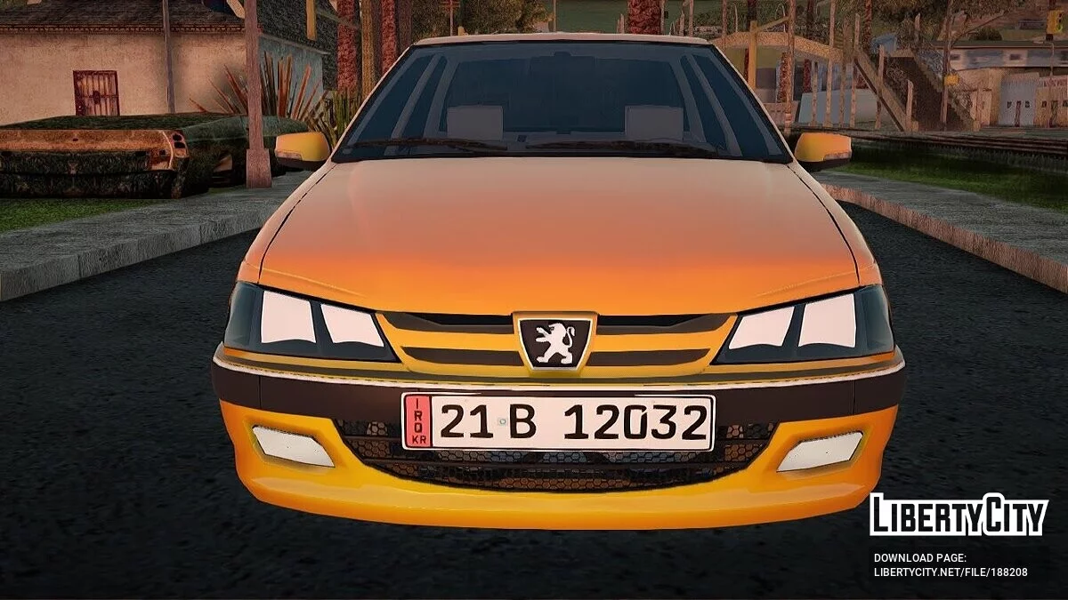 Peugeot Pars 2015 Taxi Baghdad / GTA San Andreas