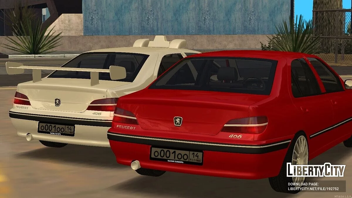 Peugeot 406 + CCD / GTA San Andreas