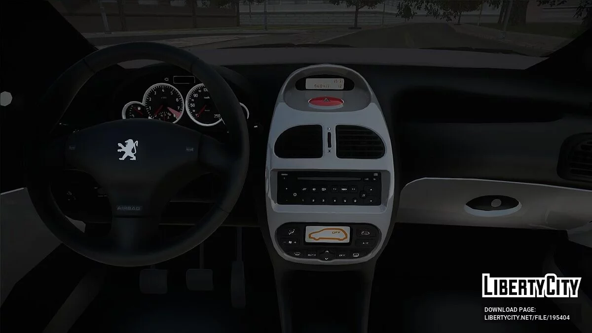 Peugeot 206 Tip 5 Stock / GTA San Andreas