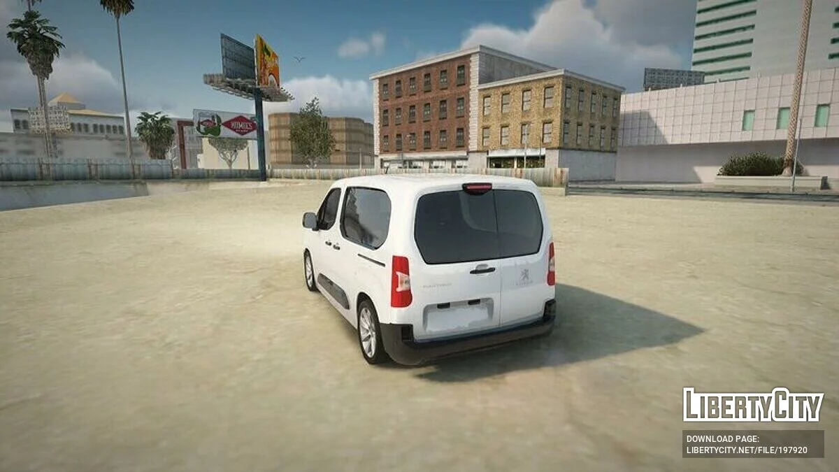 Peugeot Partner 2019 / GTA San Andreas