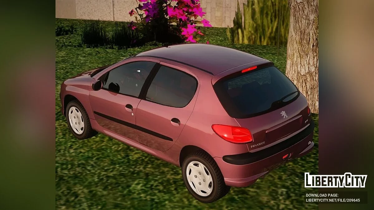 Peugeot 206 (Иранский) / GTA San Andreas